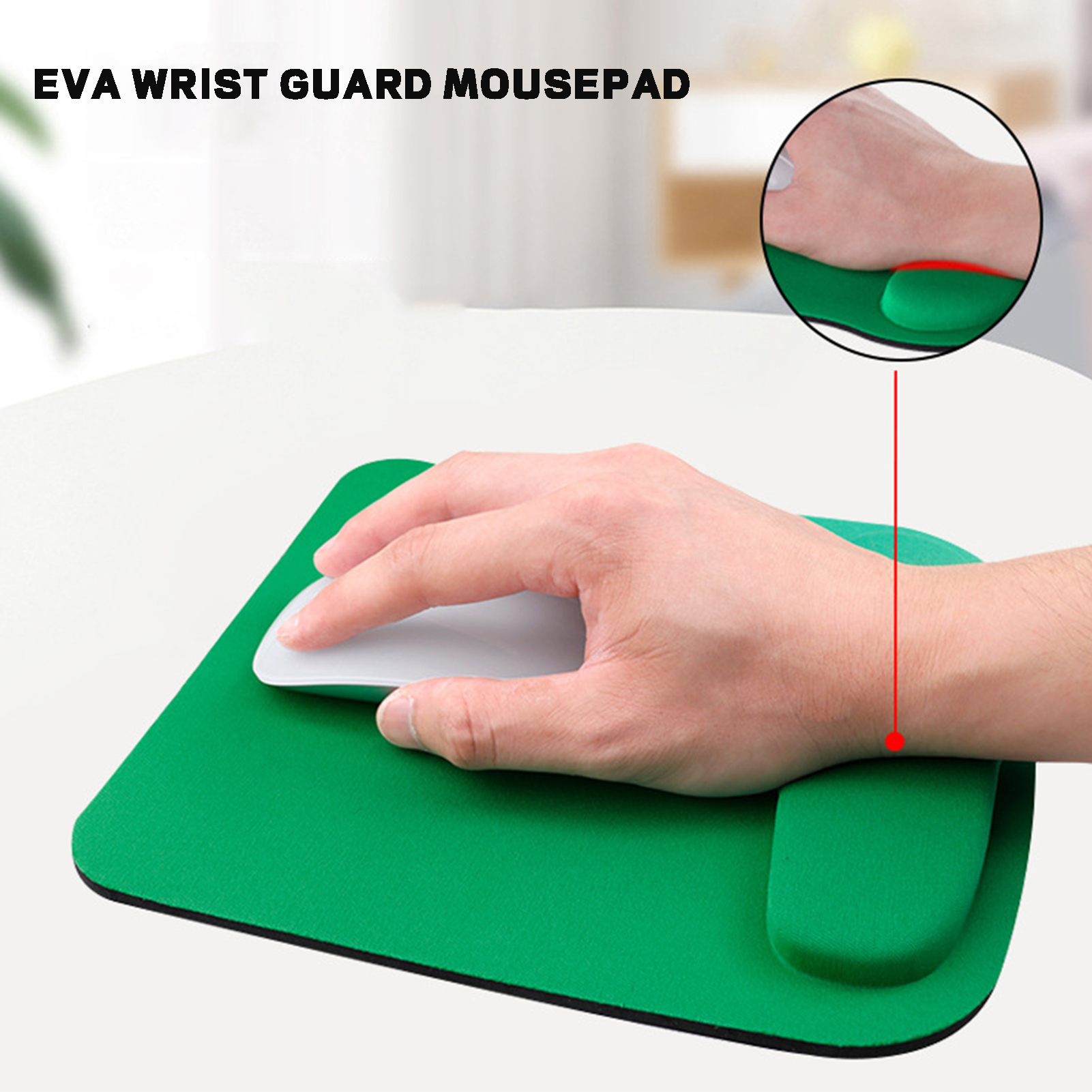 Wrist Rest Gel - Computer Game Mouse Pad EVA Ergonomic