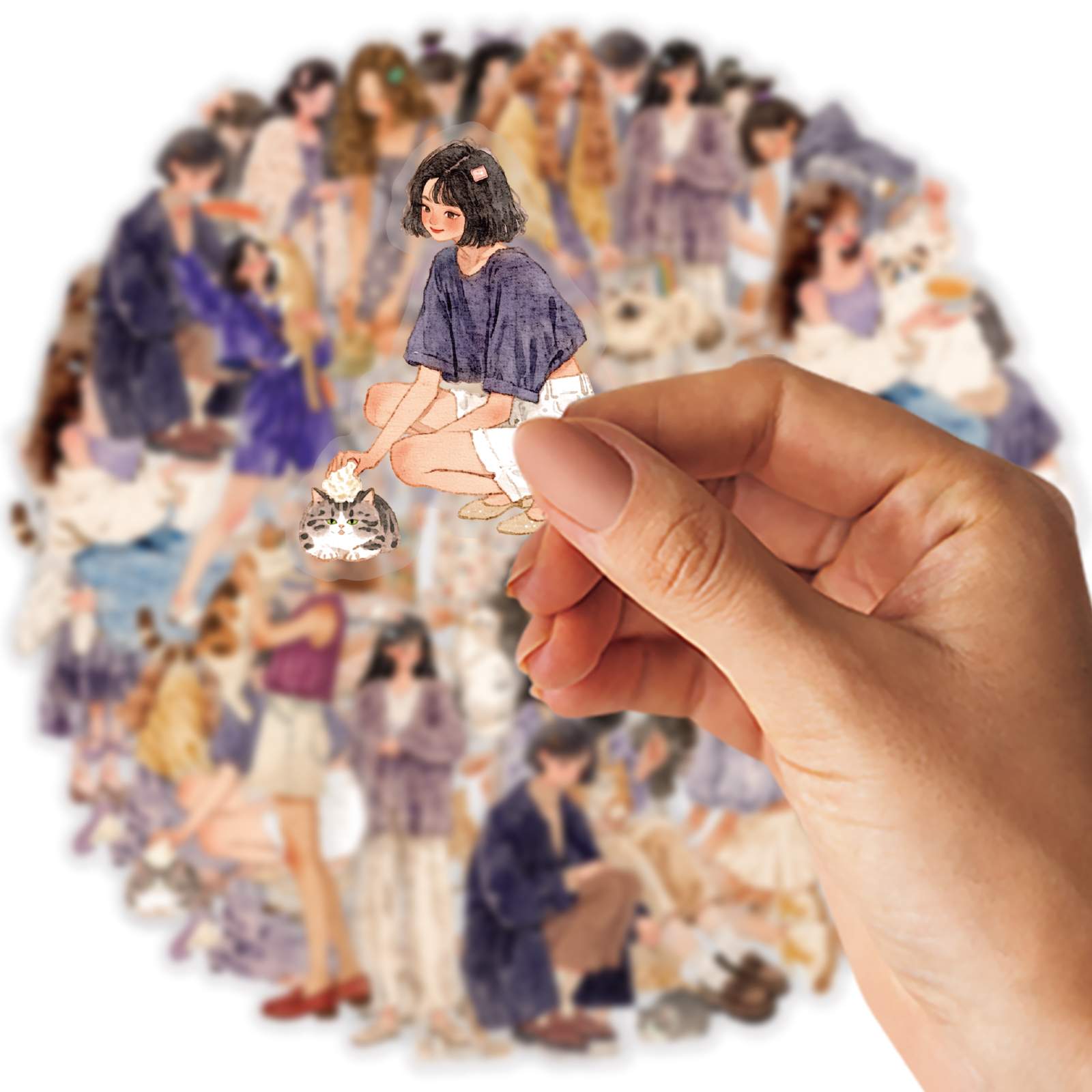 Etori Life 15Pcs Purple-Toned  - Laptop Accessories Girly のレビューと価格