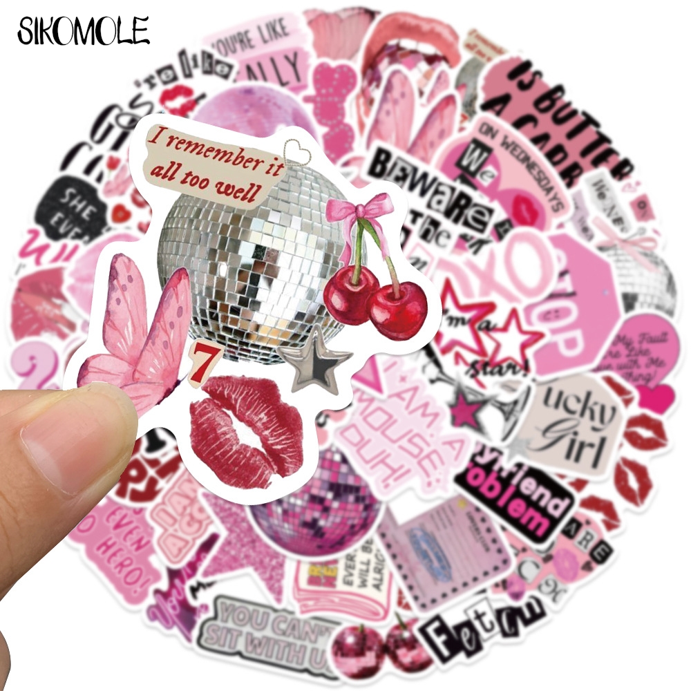 10/30/50pcs Cute Pink Cool Gir - Laptop Accessories Girly のレビューと価格