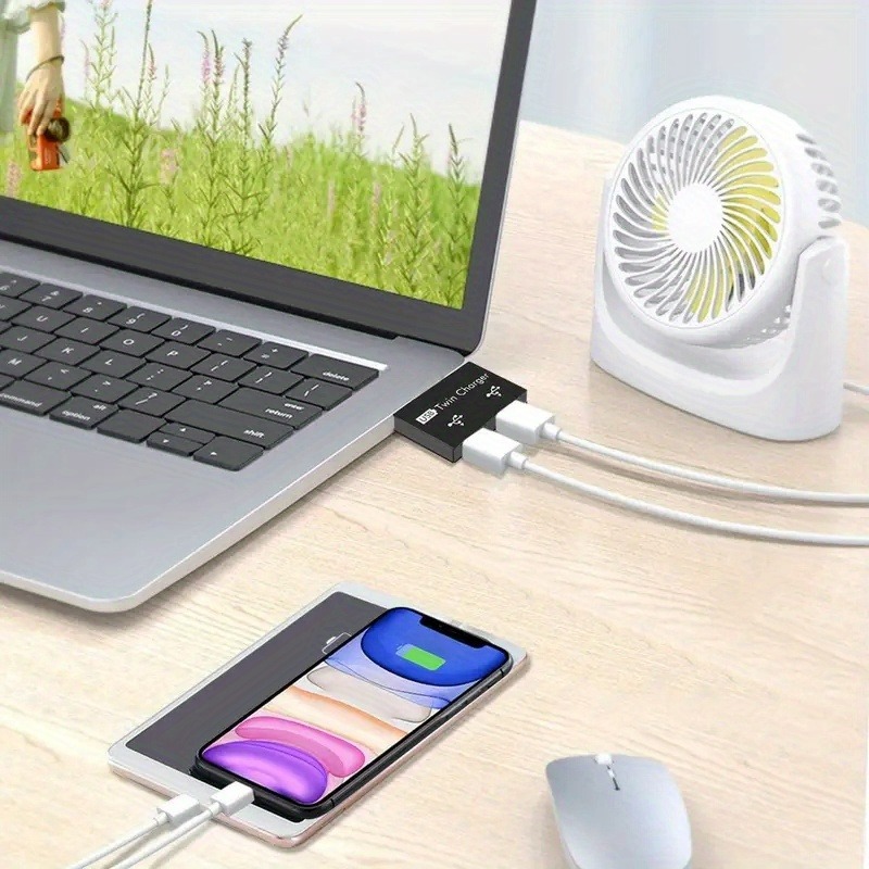 USB2.0 Splitter 1 Male To 2 Po - Laptop Accessories Price のレビューと価格