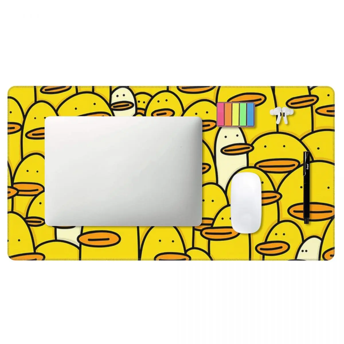 Large Mouse Pad Cartoon Yellow - Yellow Laptop Accessories のレビューと価格