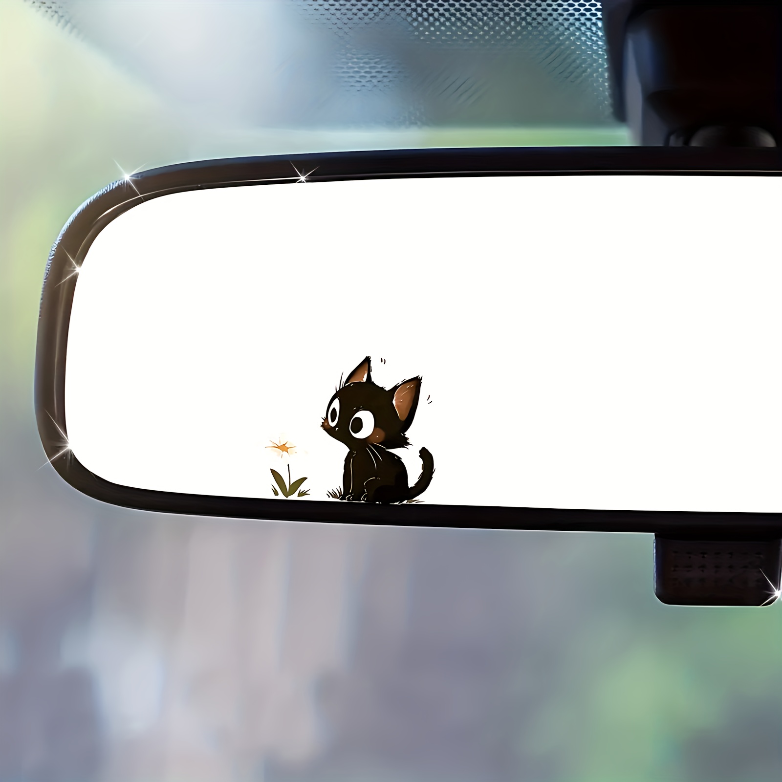 1PC Cute Black Cat Flower Stic - Laptop Accessories Price のレビューと価格
