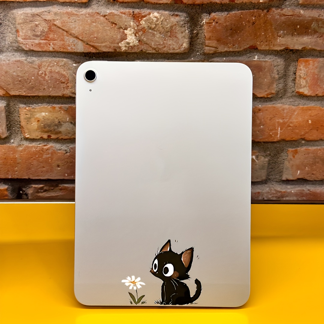 1PC Cute Black Cat Flower Stic - Laptop Accessories Price のレビューと価格