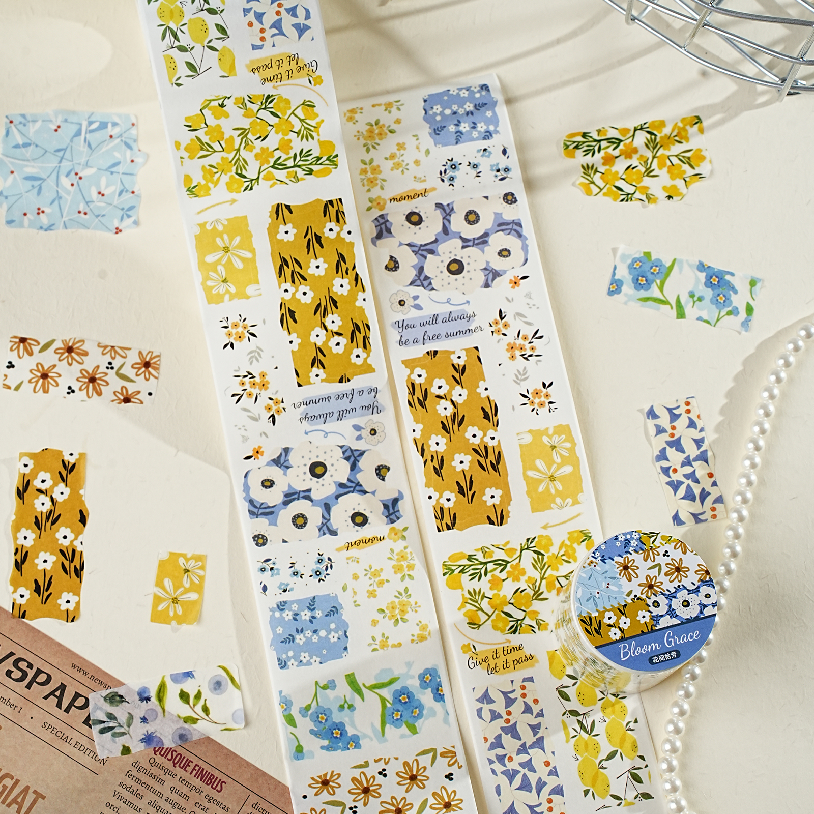 Etori Life Floral Theme Washi  - Yellow Laptop Accessories のレビューと価格