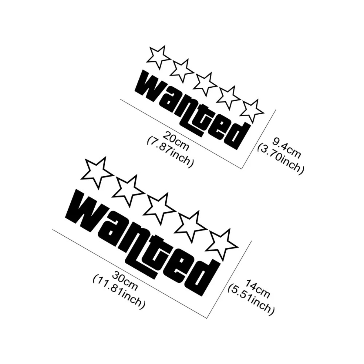 1PC Wanted Car Funny Stickers  - Laptop Accessories Price のレビューと価格