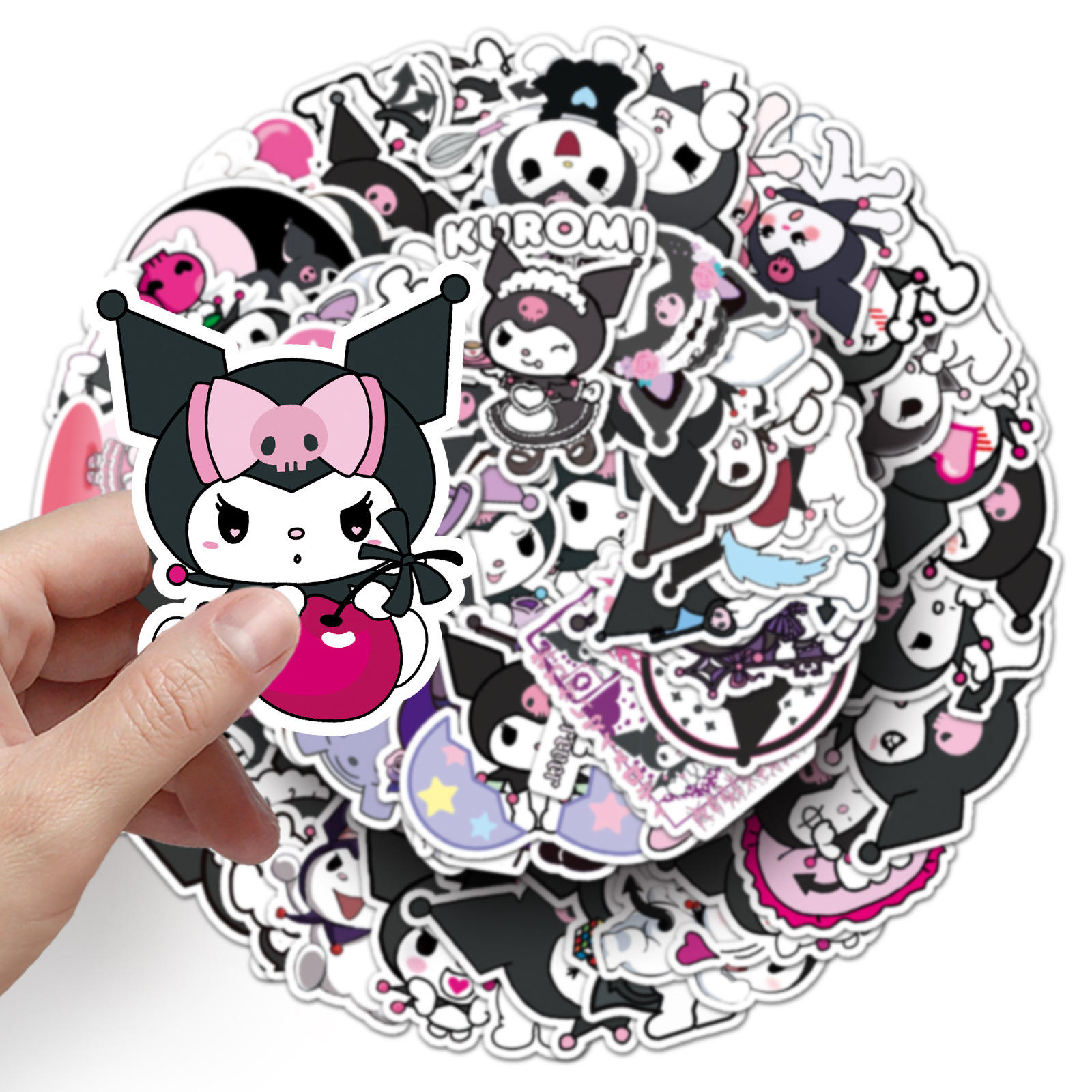 100Pcs Sanrio Kuromi Anime Car - Laptop Accessories Girly のレビューと価格