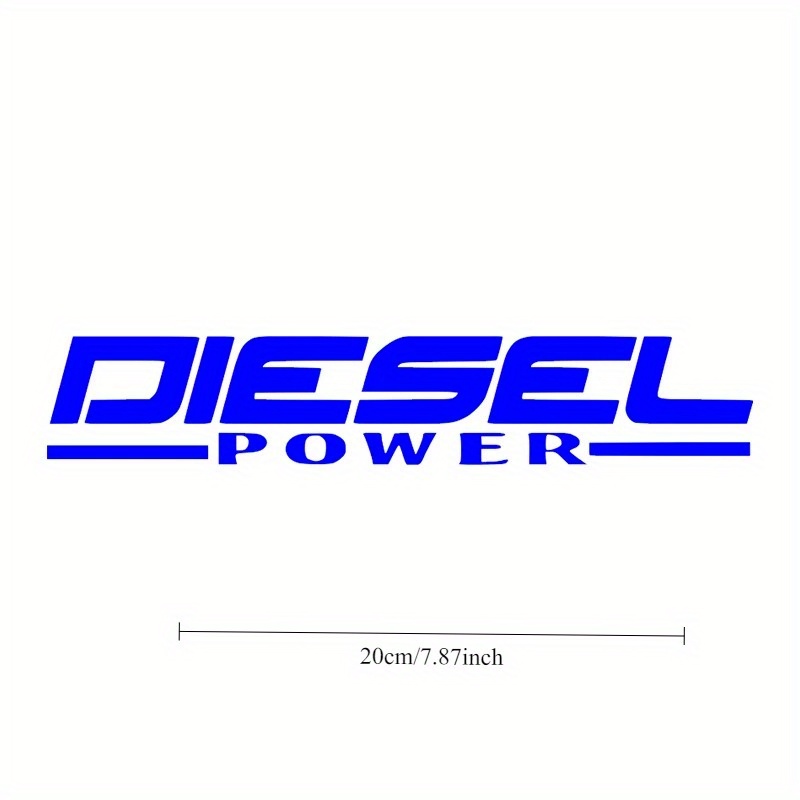 2D Flat Diesel Power Decal Bla - Yellow Laptop Accessories のレビューと価格