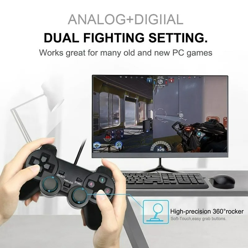 Wired USB PC Gaming Joystick G - Laptop Accessories Price のレビューと価格
