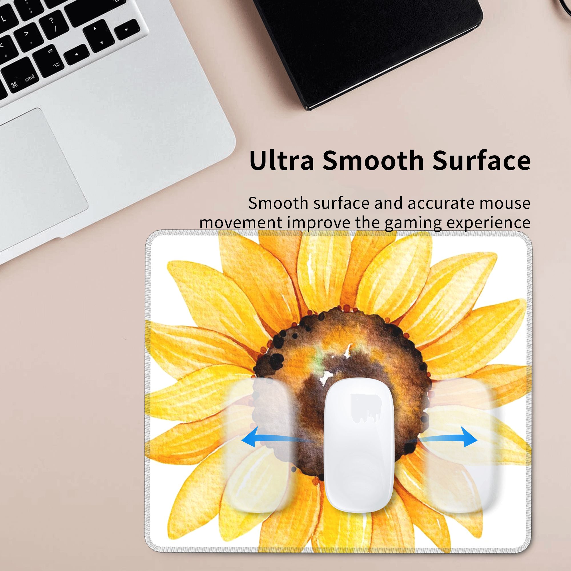 Watercolor Sunflower Vibrant Y - Yellow Laptop Accessories のレビューと価格