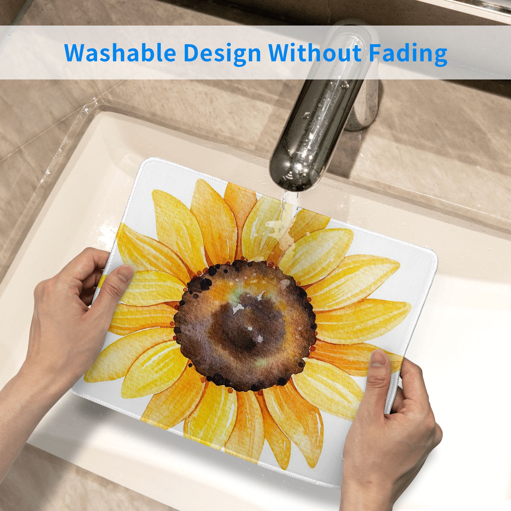 Watercolor Sunflower Vibrant Y - Yellow Laptop Accessories のレビューと価格