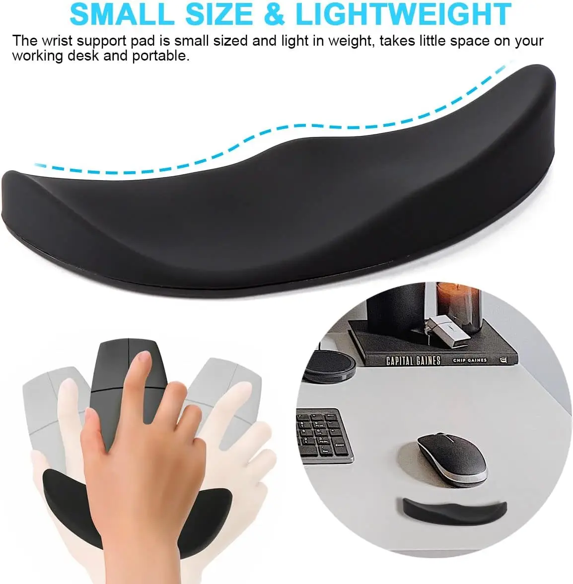 Ergonomic Gliding Palm Rest Sl - Wrist Rest Gel のレビューと価格