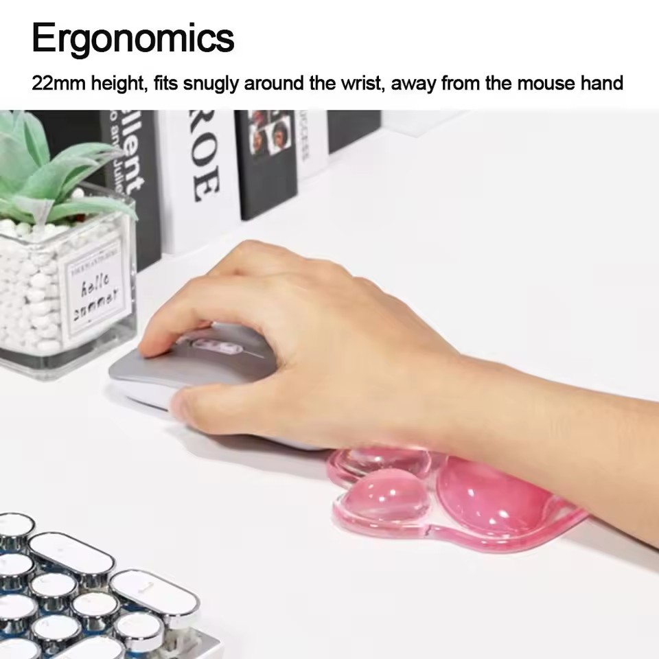 Ergonomic Silicone Mouse Wrist - Wrist Rest Gel のレビューと価格