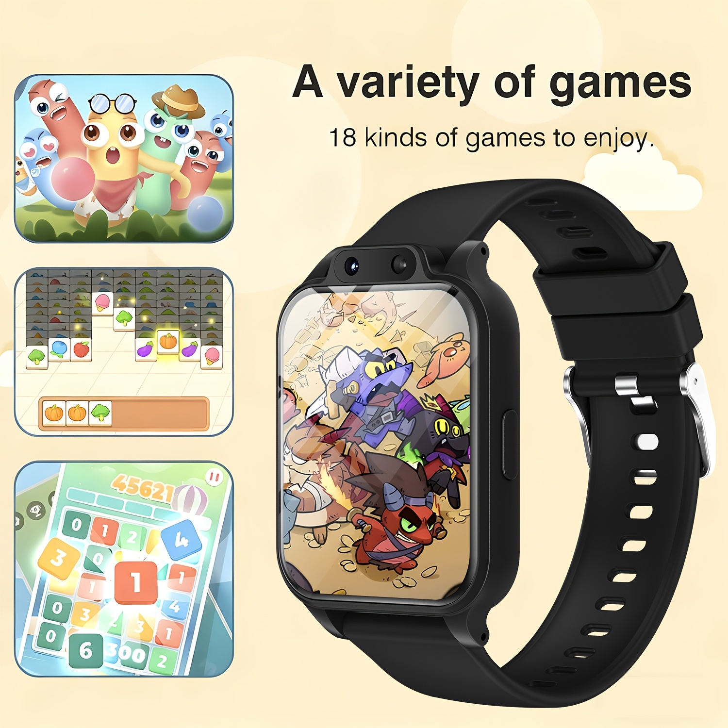 Youngsters's Smart Watch with  - Wrist Rest Gel のレビューと価格
