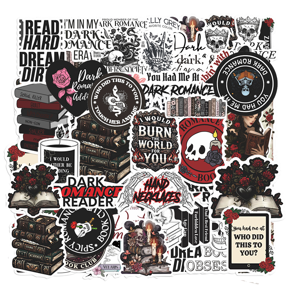 10/30/50pcs Dark Romance Reade - Laptop Accessories Girly のレビューと価格