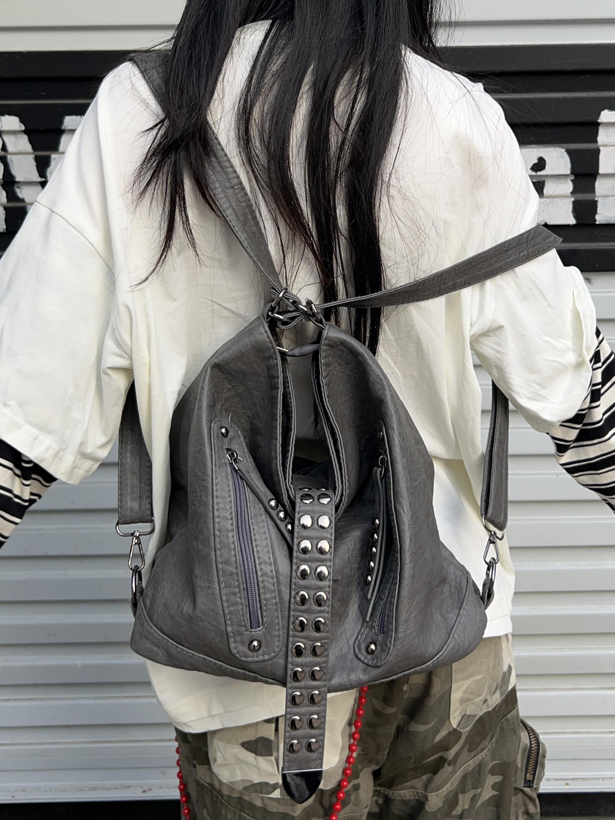 Retro Rivet Spice Girl Handbag - Laptop Accessories Girly のレビューと価格