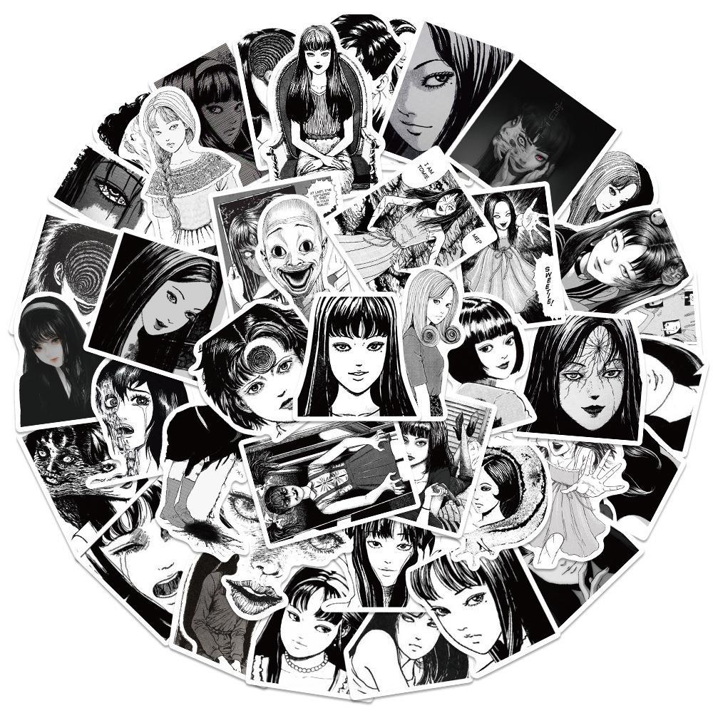 50Pcs Japanese Horror Anime To - Laptop Accessories Girly のレビューと価格