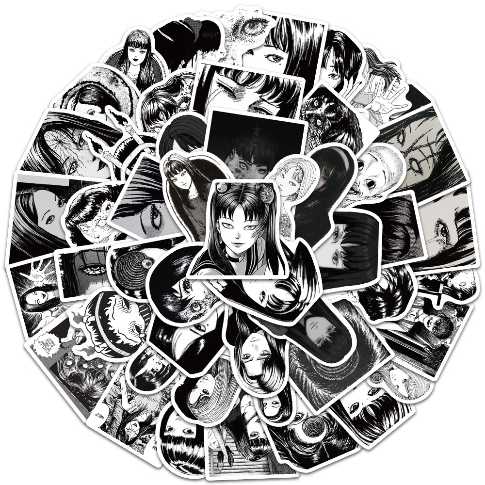 50Pcs Japanese Horror Anime To - Laptop Accessories Girly のレビューと価格