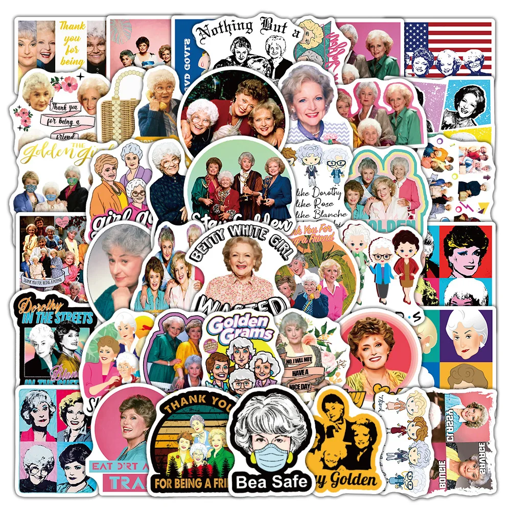 50PCS TV SHOW The Golden Girls - Laptop Accessories Girly のレビューと価格