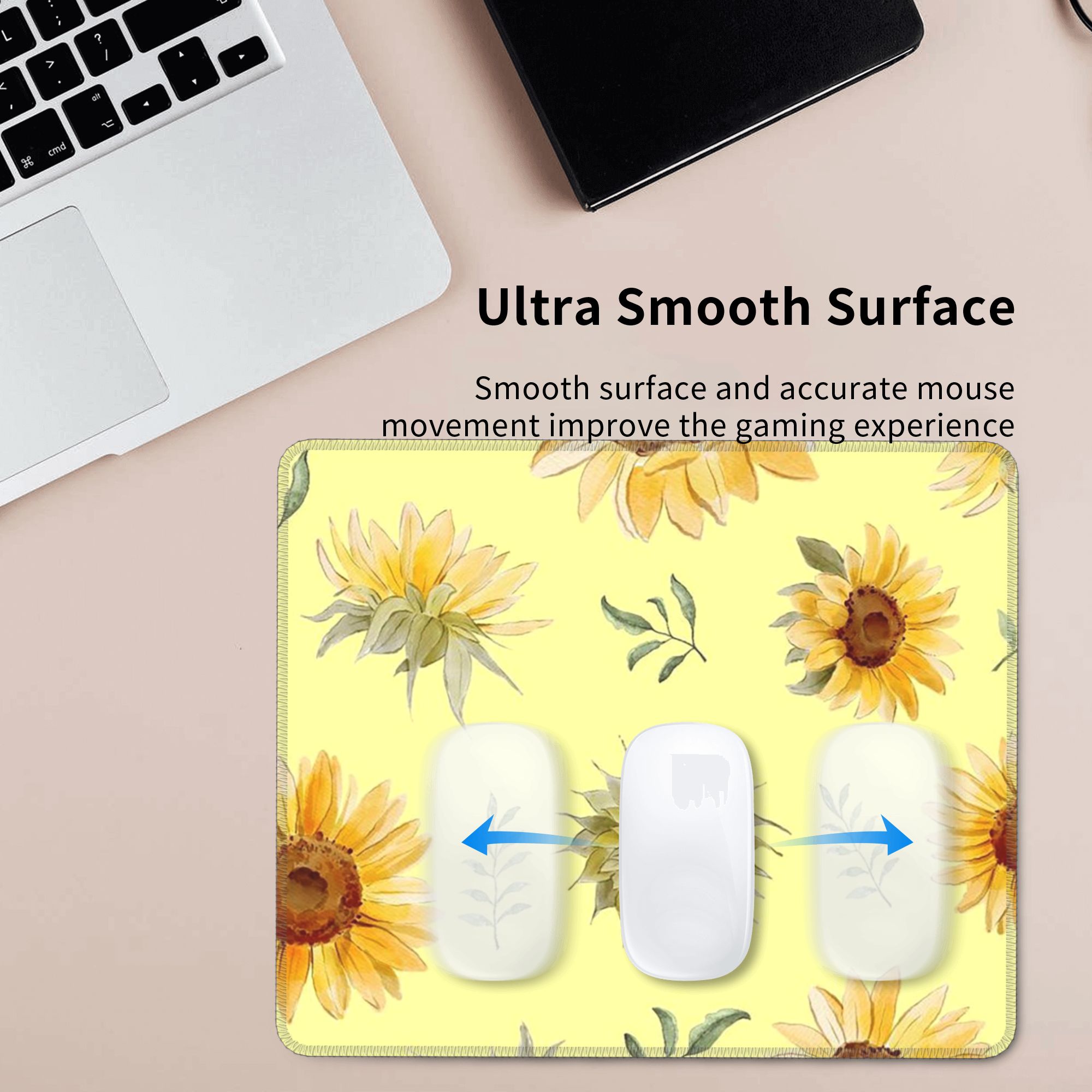Sunflower Vibrant Yellow Flora - Yellow Laptop Accessories のレビューと価格